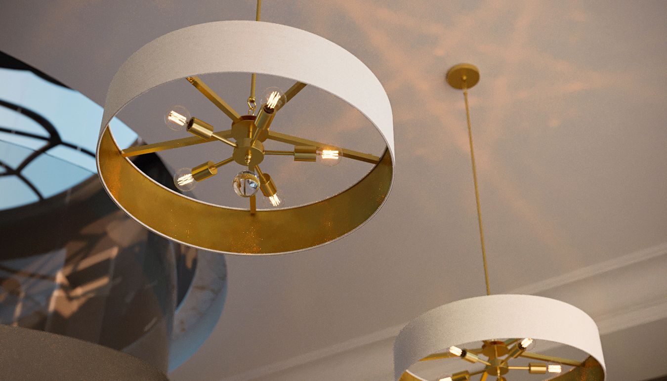 Image 5 Celine 30" Wide Black Pendant more views