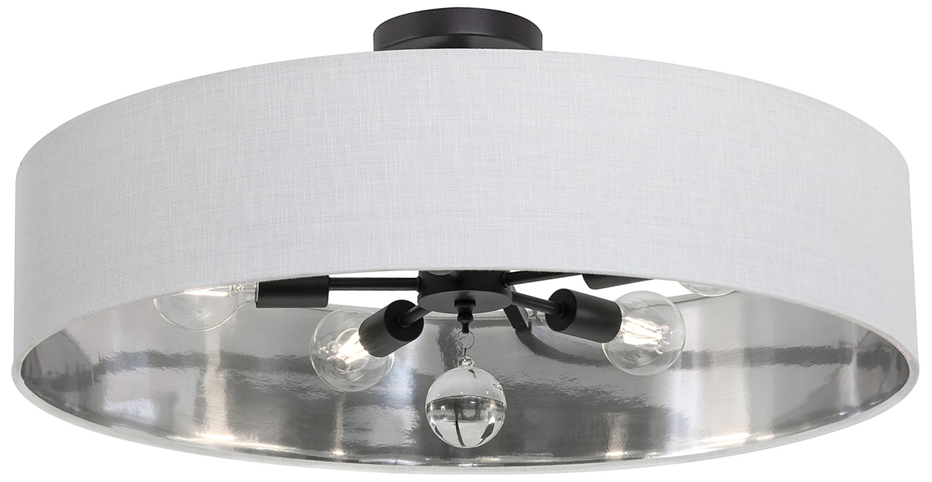 Image 2 Celine 30" Wide Black Pendant more views