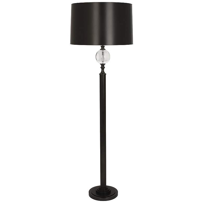 Image 1 Celine 62.88"H Deep Bronze And CRYST Floor Lamp With Bronze Shade