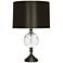 Celine Bronze and Crystal Accent Table Lamp w/ Bronze Shade