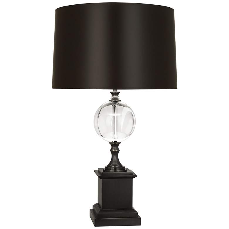 Image 2 Celine Deep Bronze and Crystal Table Lamp w/ Bronze Shade