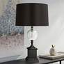 Celine Deep Bronze and Crystal Table Lamp w/ Bronze Shade