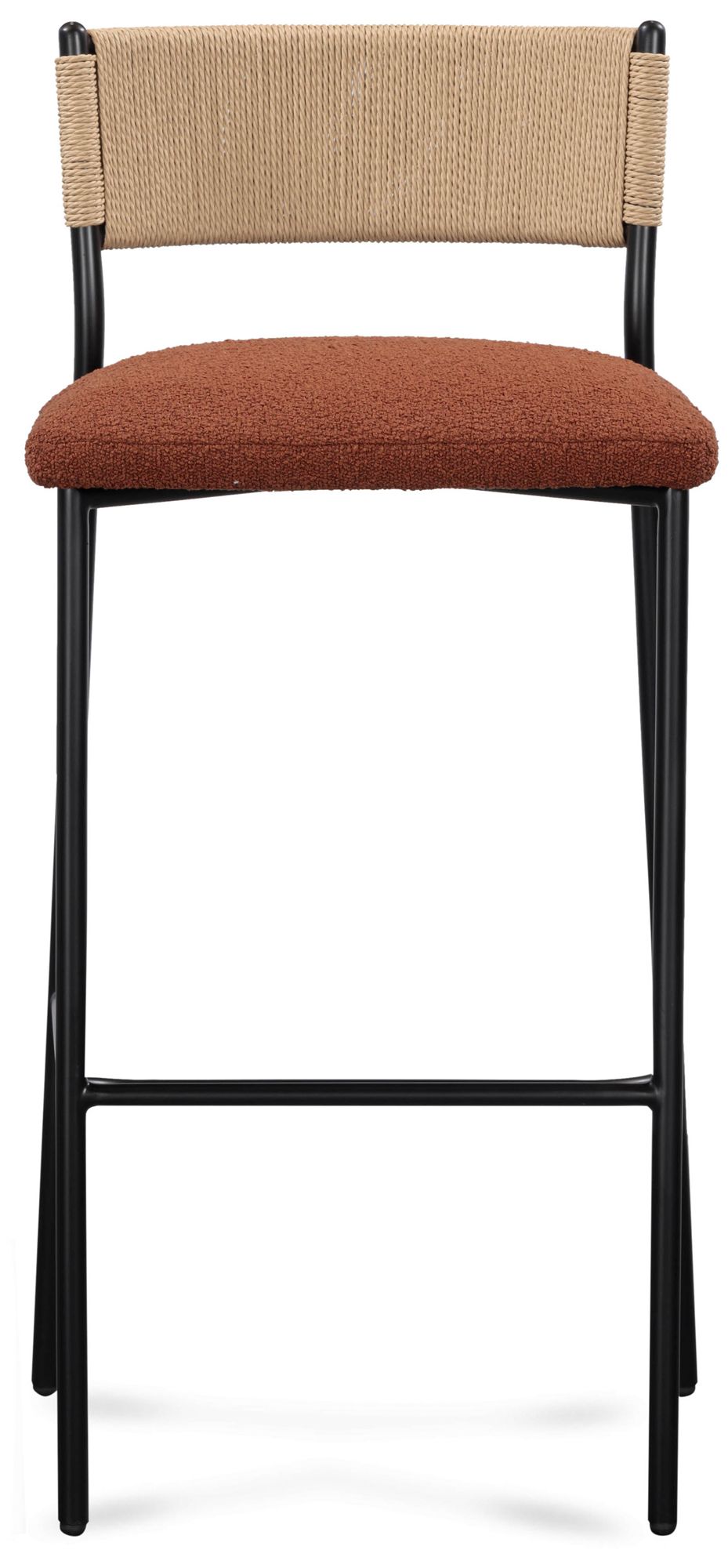 Image 2 Celine Maroon Performance Boucle Barstool more views