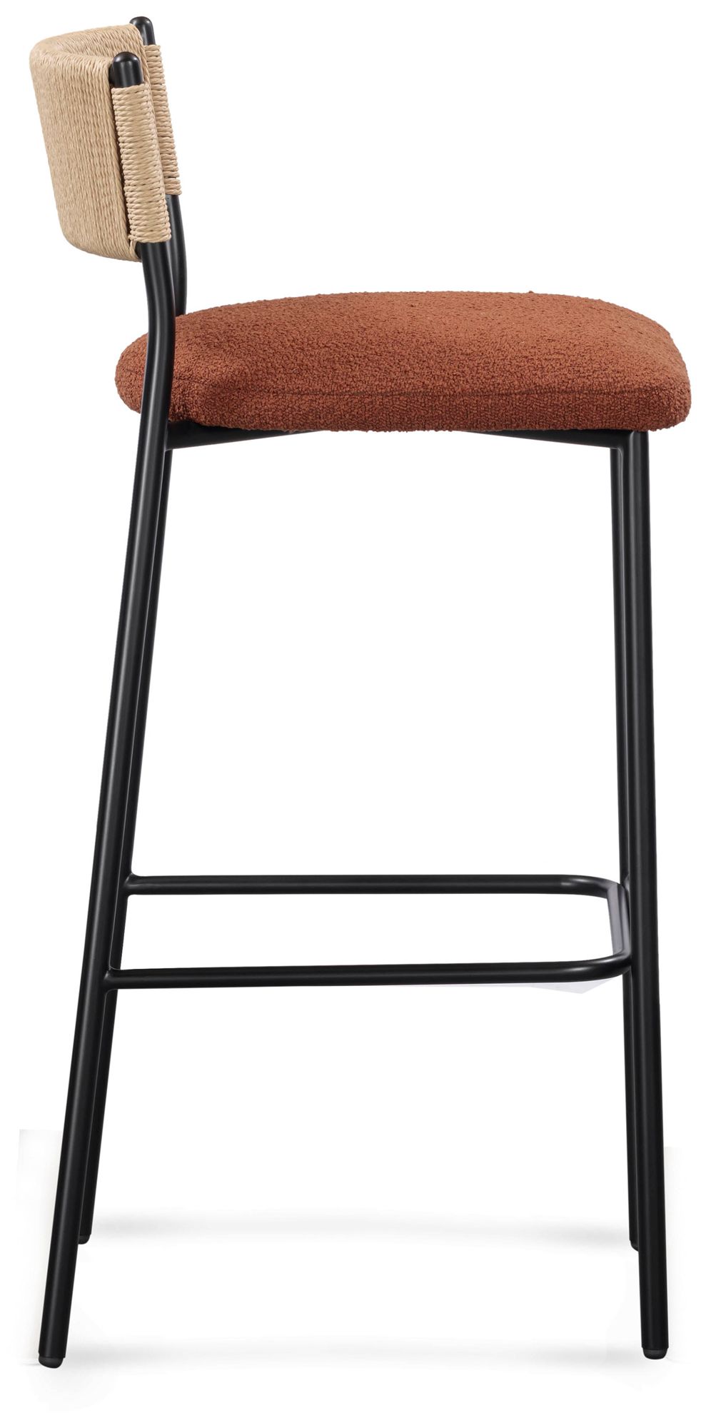 Image 3 Celine Maroon Performance Boucle Barstool more views