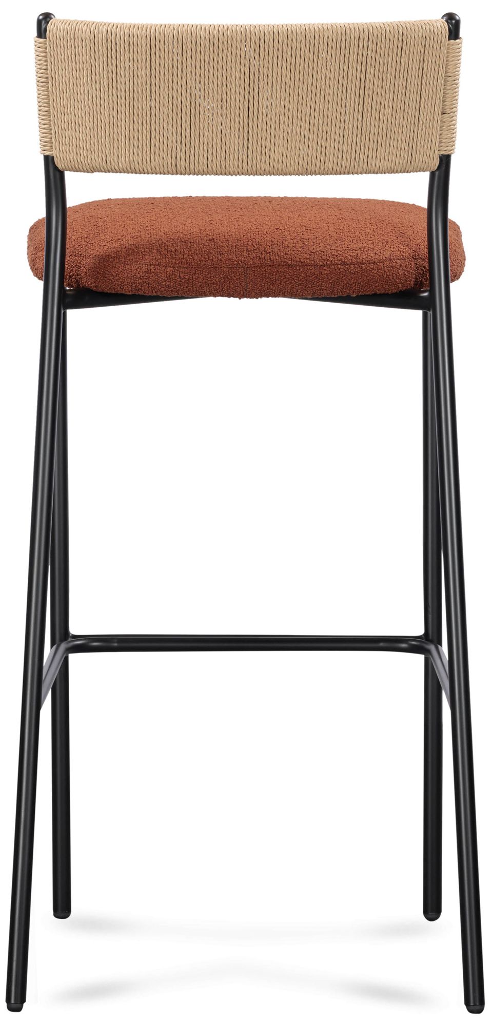 Image 4 Celine Maroon Performance Boucle Barstool more views