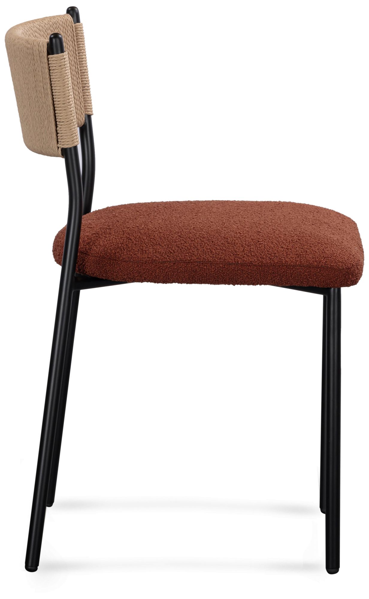 Image 4 Celine Maroon Performance Boucle Dining Chair - Set of 2 more views