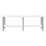 Celine Modern Side Table Console in White
