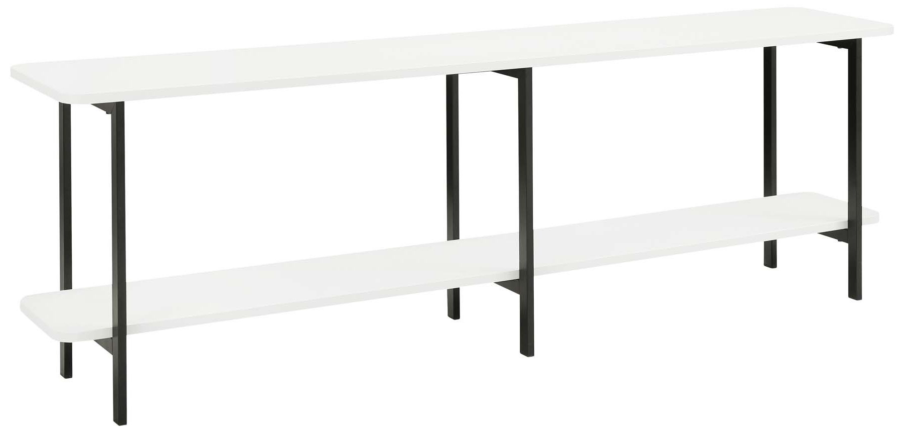 Celine Modern Side Table Console in White