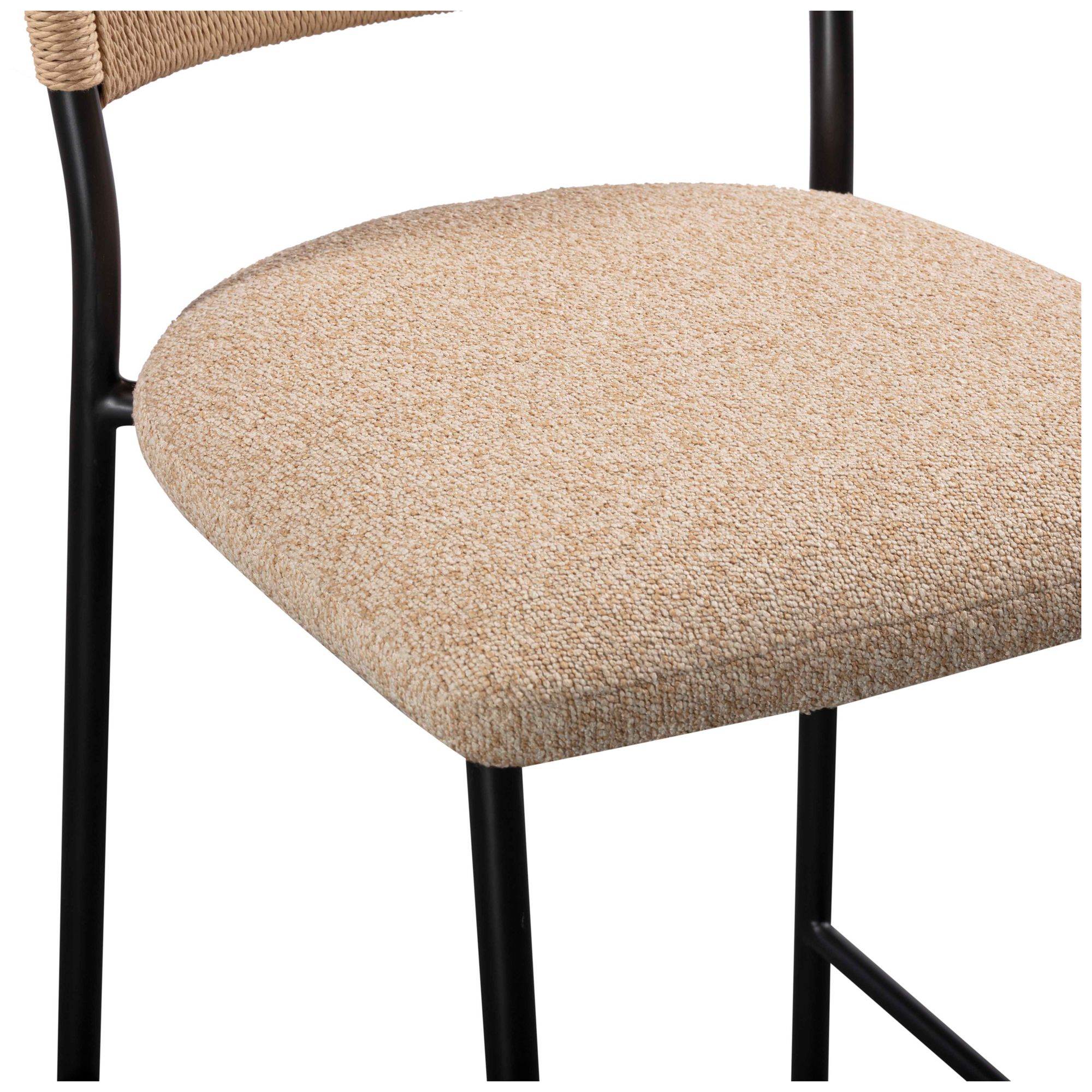 Image 5 Celine Tan Performance Speckled Boucle Counter Stool more views