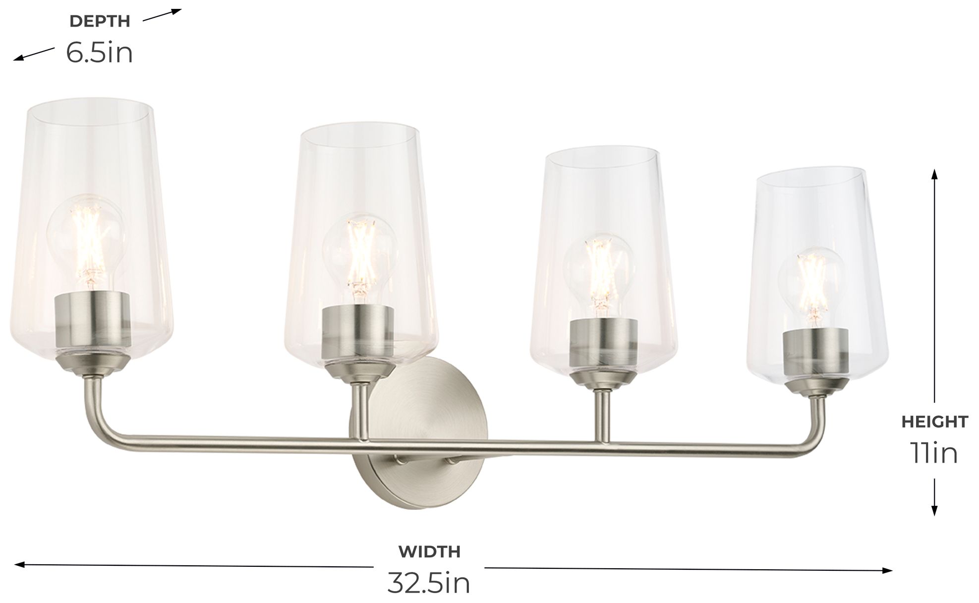 Celino Four-Light Bath & Vanity