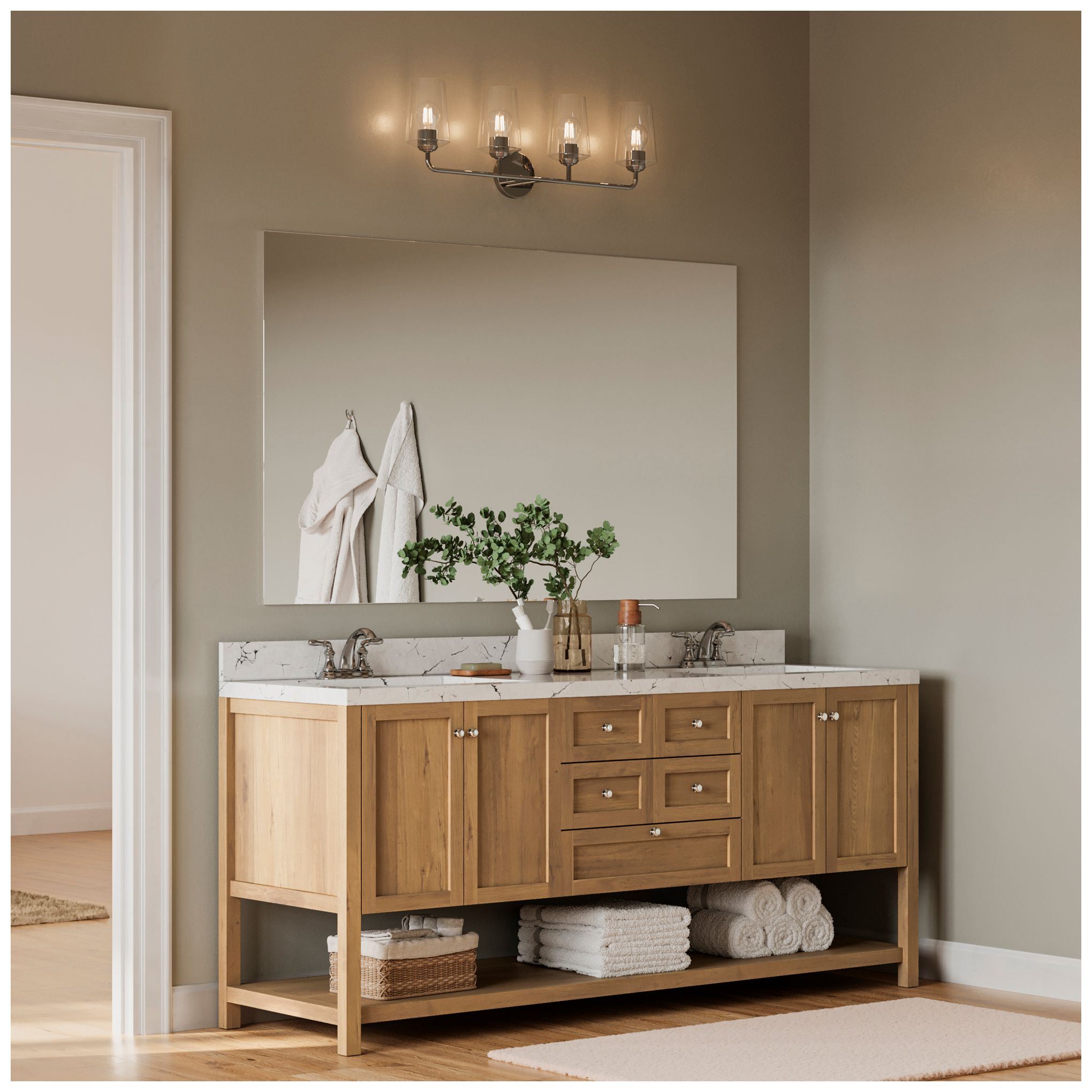 Image 2 Celino Four-Light Bath & Vanity more views