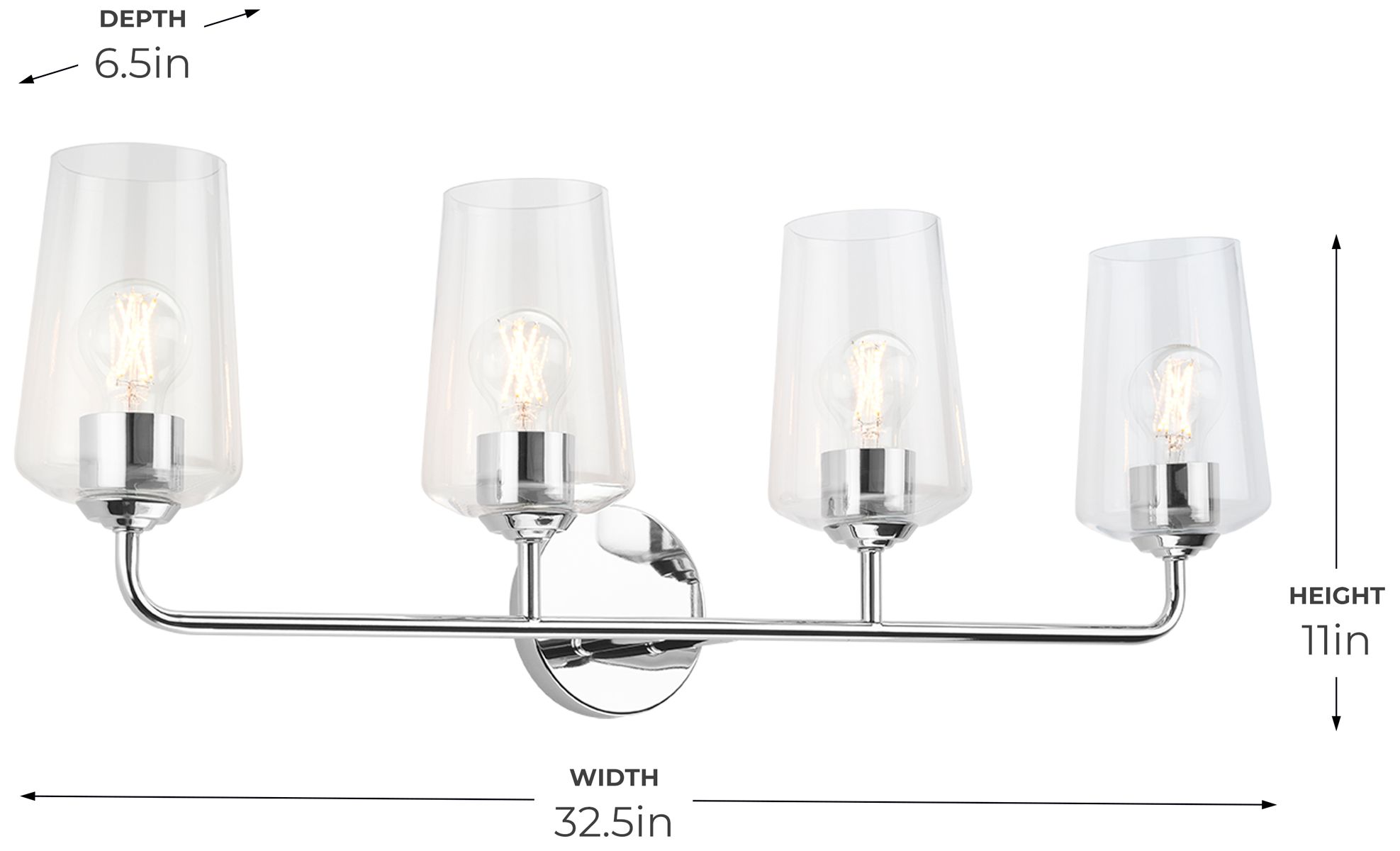 Image 5 Celino Four-Light Bath & Vanity more views