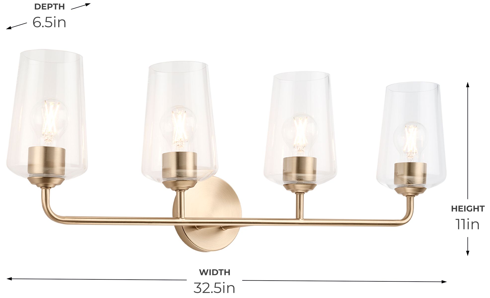 Image 5 Celino Four-Light Bath & Vanity more views