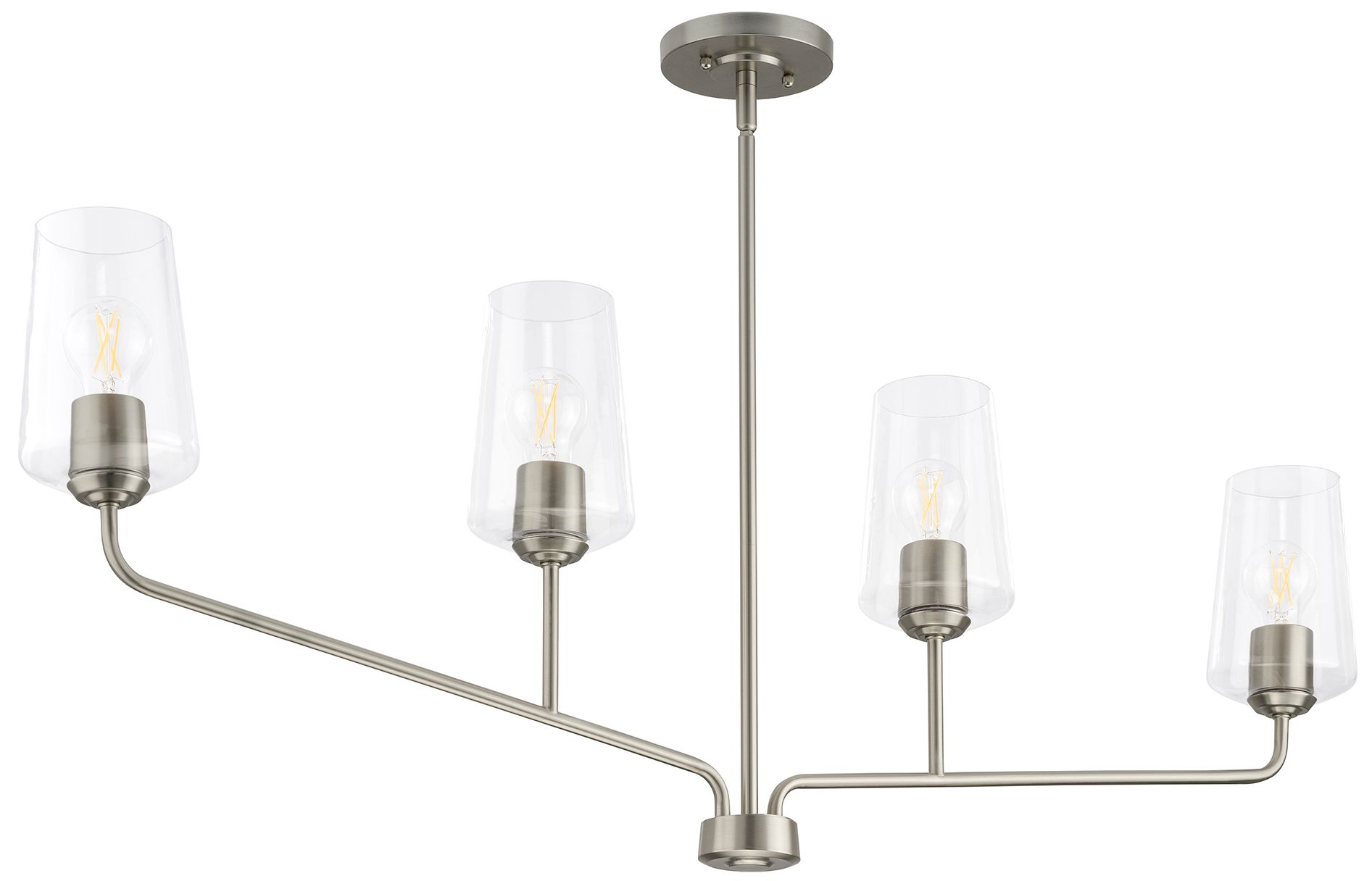 Image 4 Celino Four-Light Linear Chandelier more views