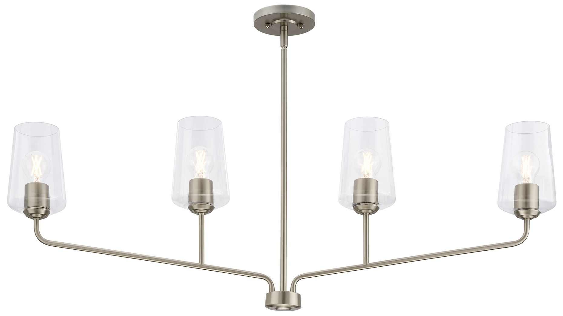 Image 5 Celino Four-Light Linear Chandelier more views