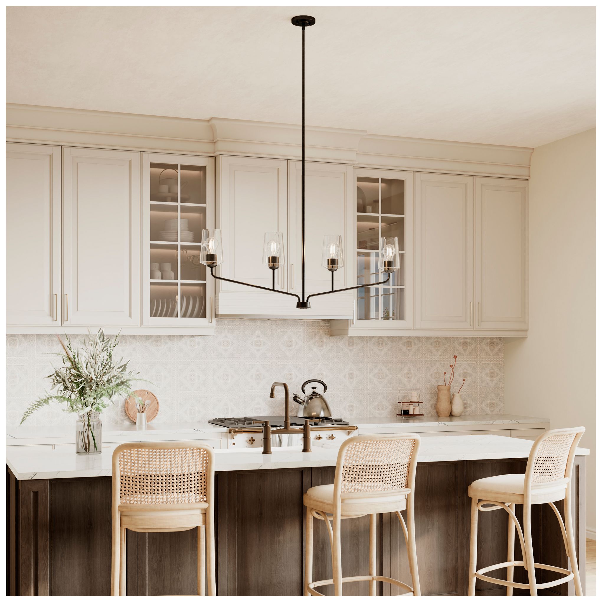 Thumbnail2 of Celino Four-Light Linear Chandelier more views