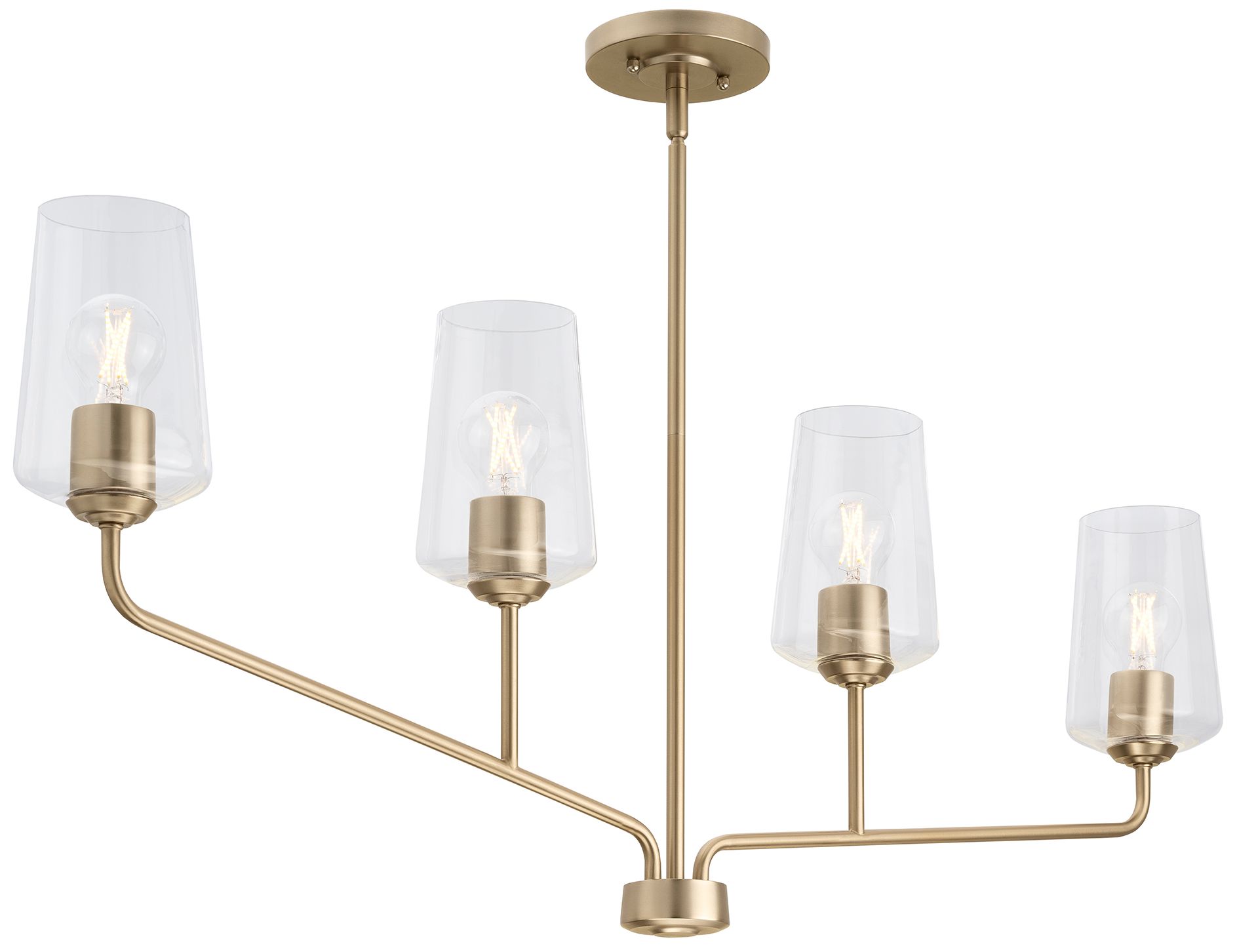 Celino Four-Light Linear Chandelier