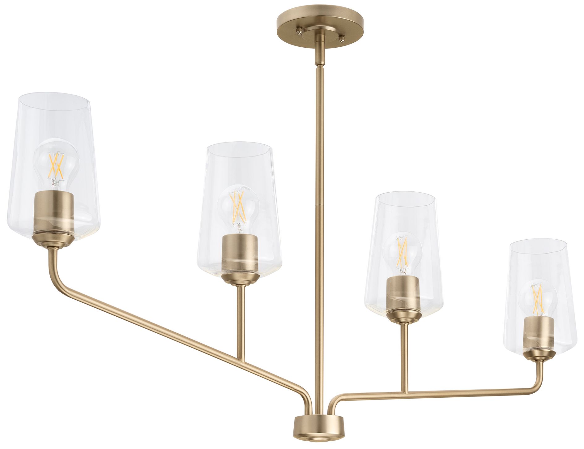 Image 4 Celino Four-Light Linear Chandelier more views
