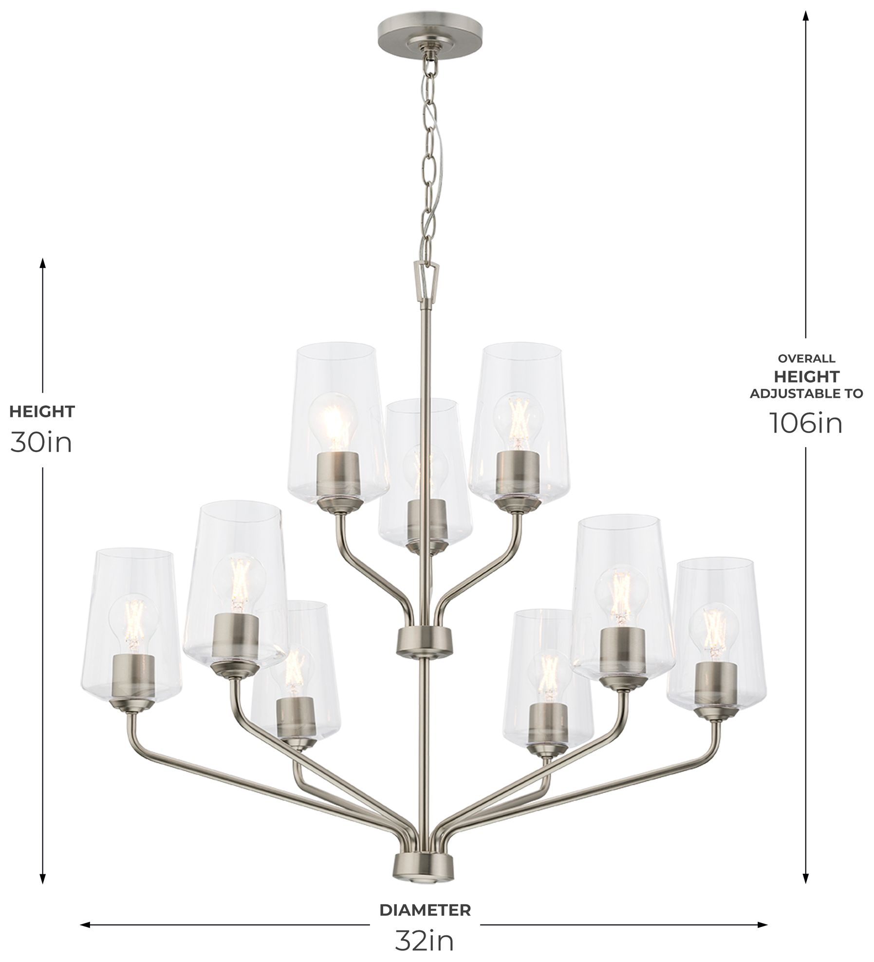 Celino Nine-Light Chandelier