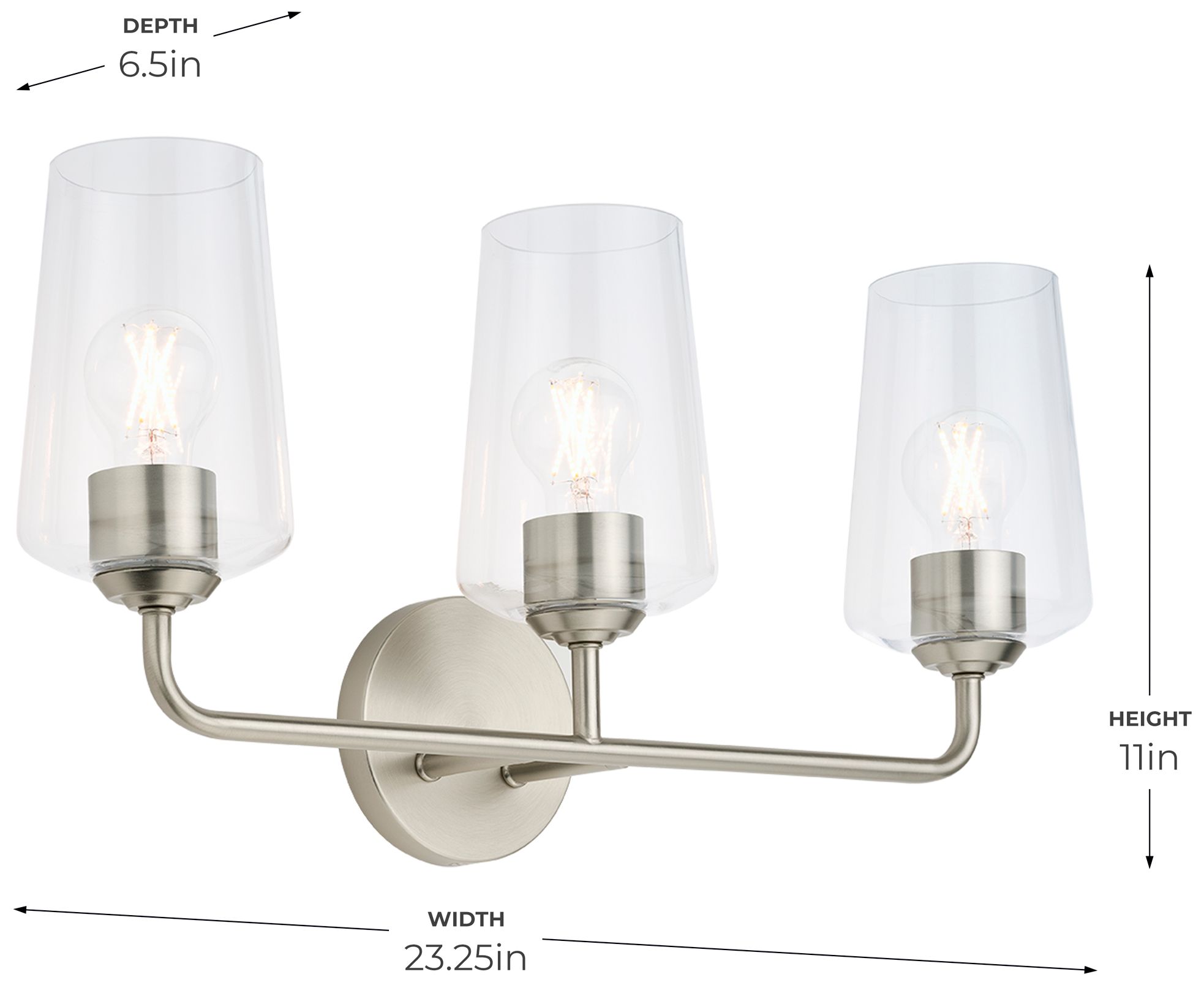 Image 5 Celino Three-Light Bath & Vanity more views
