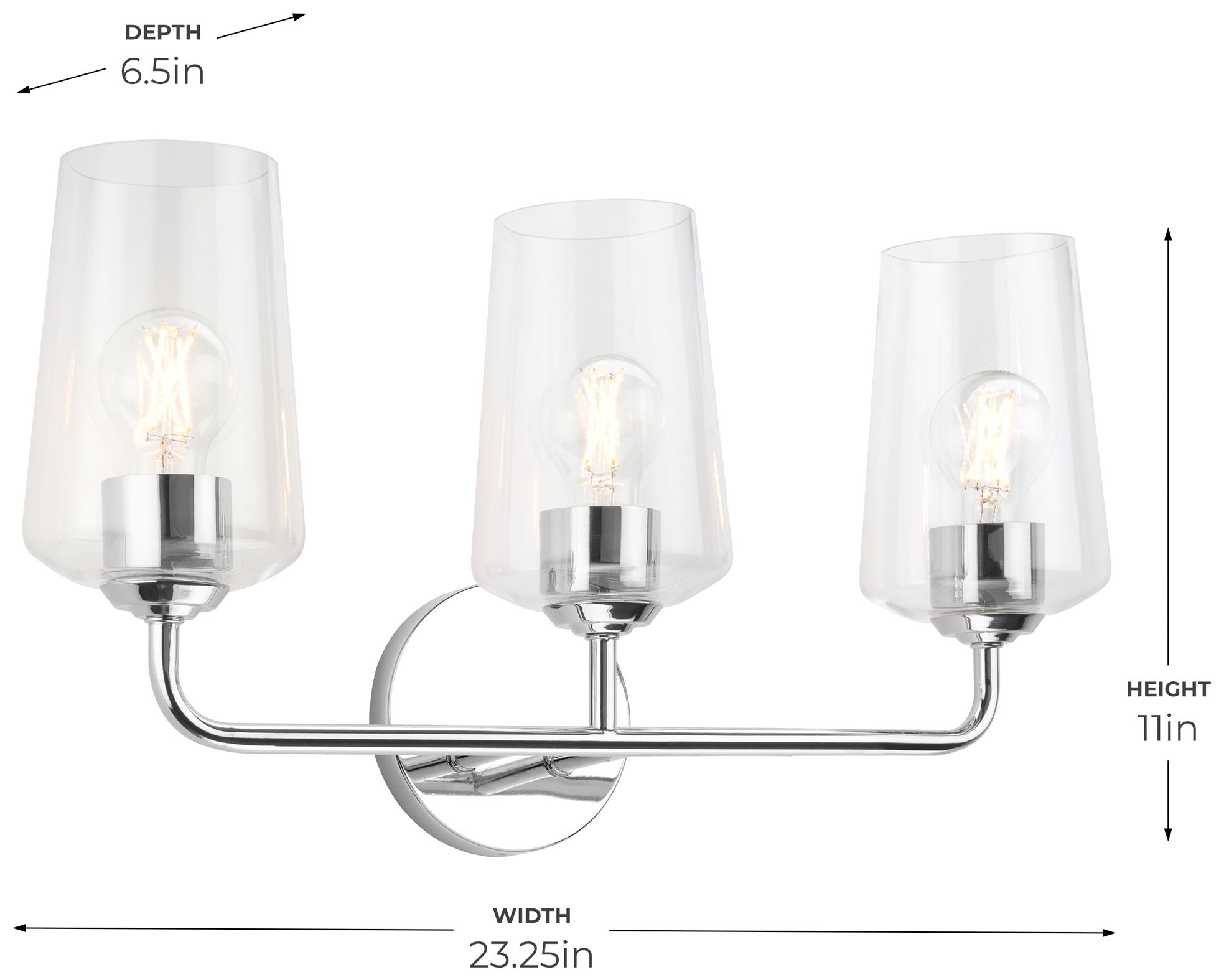 Image 6 Celino Three-Light Bath & Vanity more views