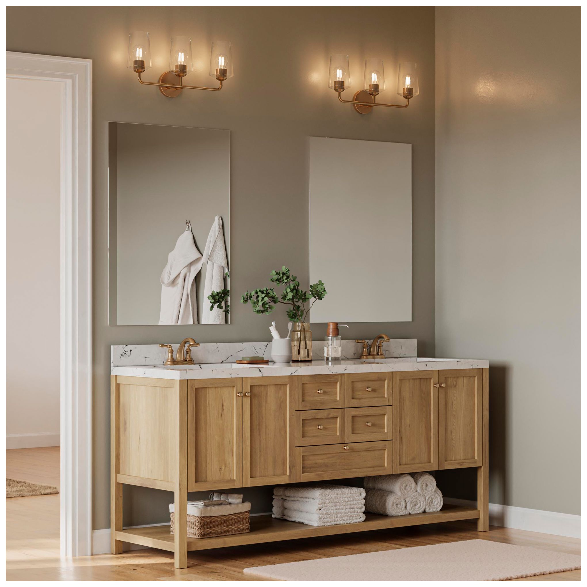 Image 4 Celino Three-Light Bath & Vanity more views