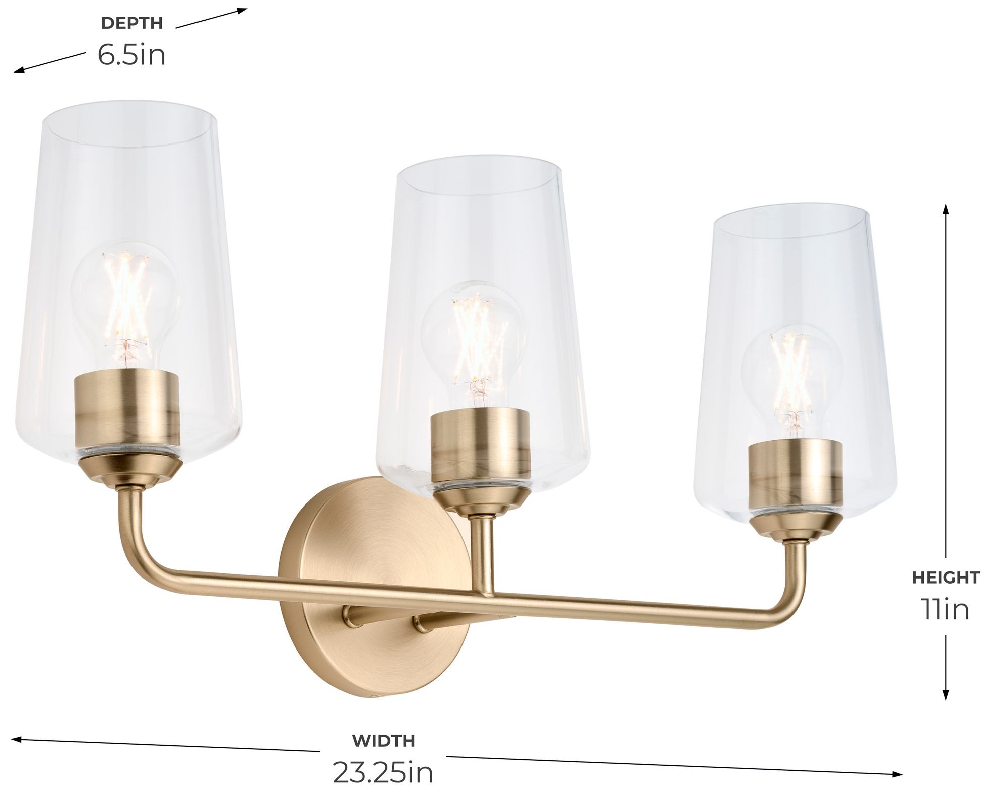 Image 5 Celino Three-Light Bath & Vanity more views