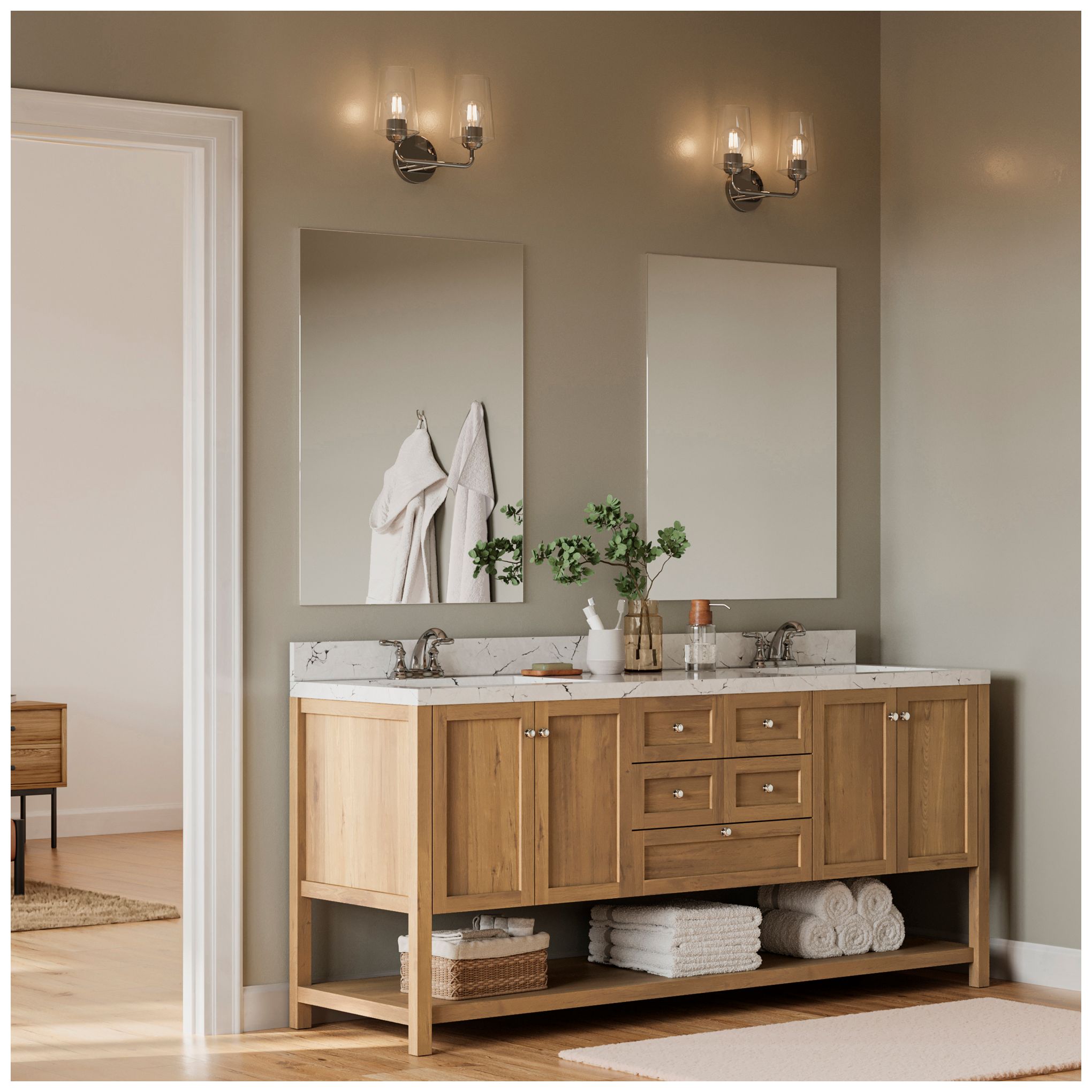 Image 2 Celino Two-Light Bath & Vanity more views