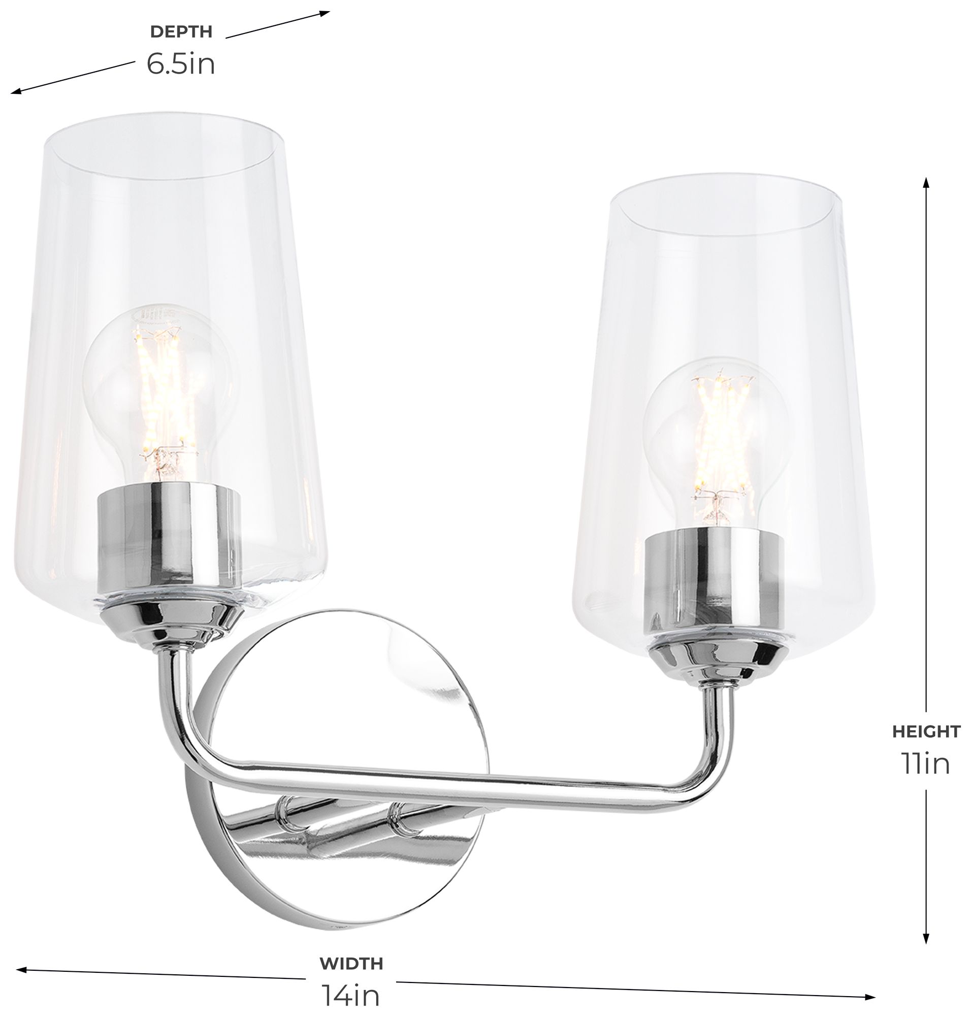 Celino Two-Light Bath & Vanity
