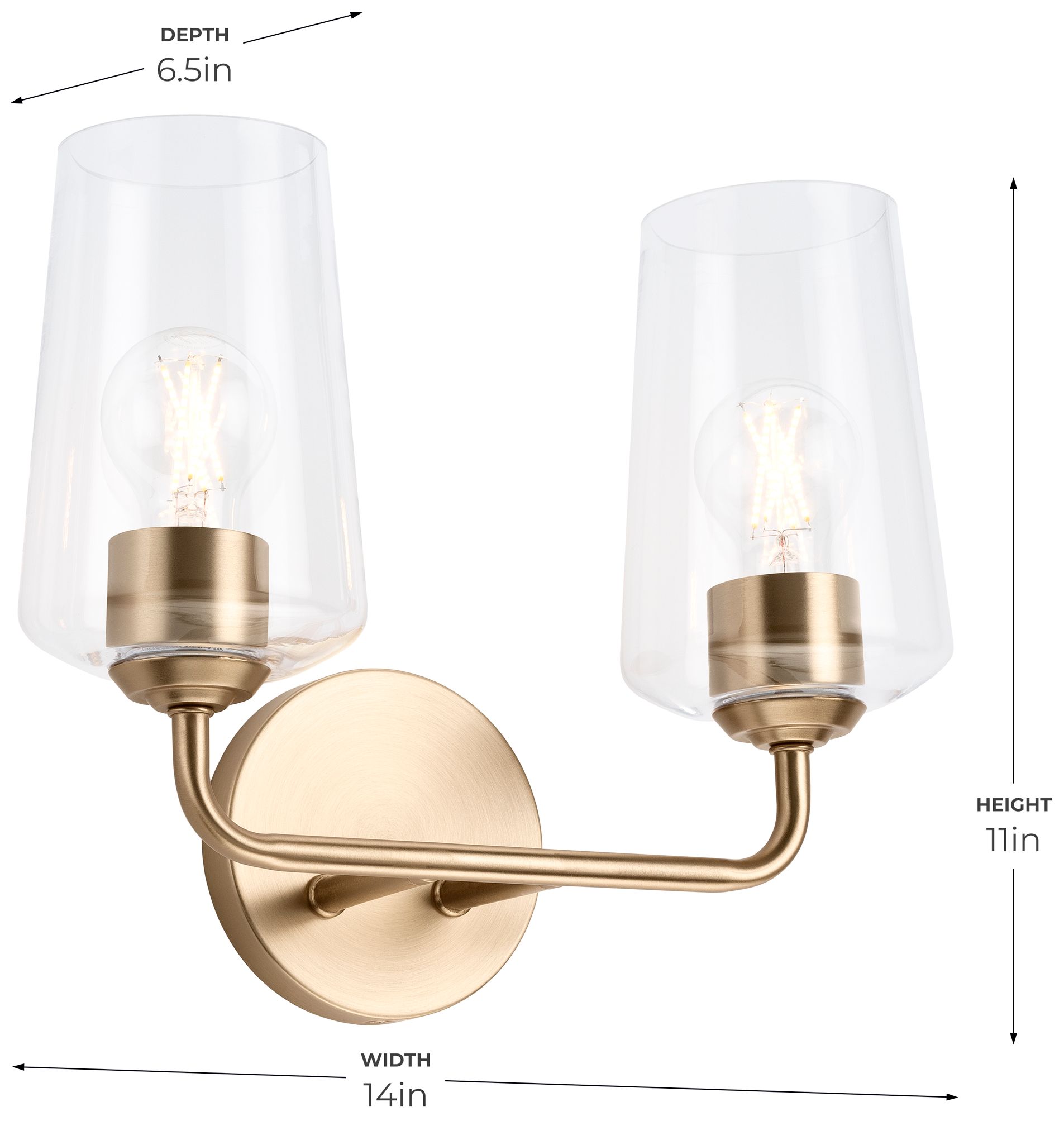 Image 5 Celino Two-Light Bath & Vanity more views