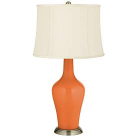 Image2 of Celosia Orange Anya Table Lamp with Dimmer