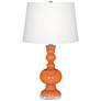 Celosia Orange Apothecary Table Lamp with Dimmer