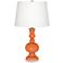 Celosia Orange Apothecary Table Lamp with Dimmer