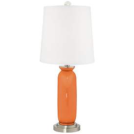 Image4 of Celosia Orange Carrie Table Lamps Set of 2 more views