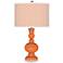Celosia Orange Diamonds Apothecary Table Lamp
