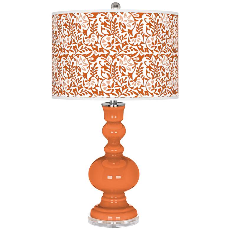 Image 1 Celosia Orange Gardenia Apothecary Table Lamp