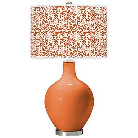 Image1 of Celosia Orange Gardenia Ovo Table Lamp