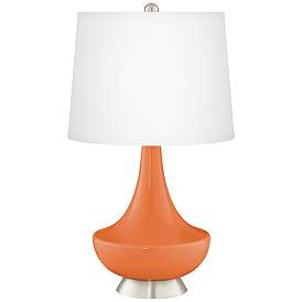 Image2 of Celosia Orange Gillan Glass Table Lamp