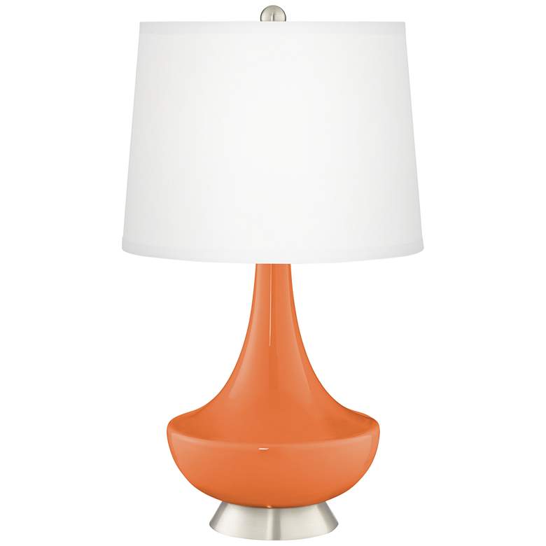 Image 2 Celosia Orange Gillan Glass Table Lamp