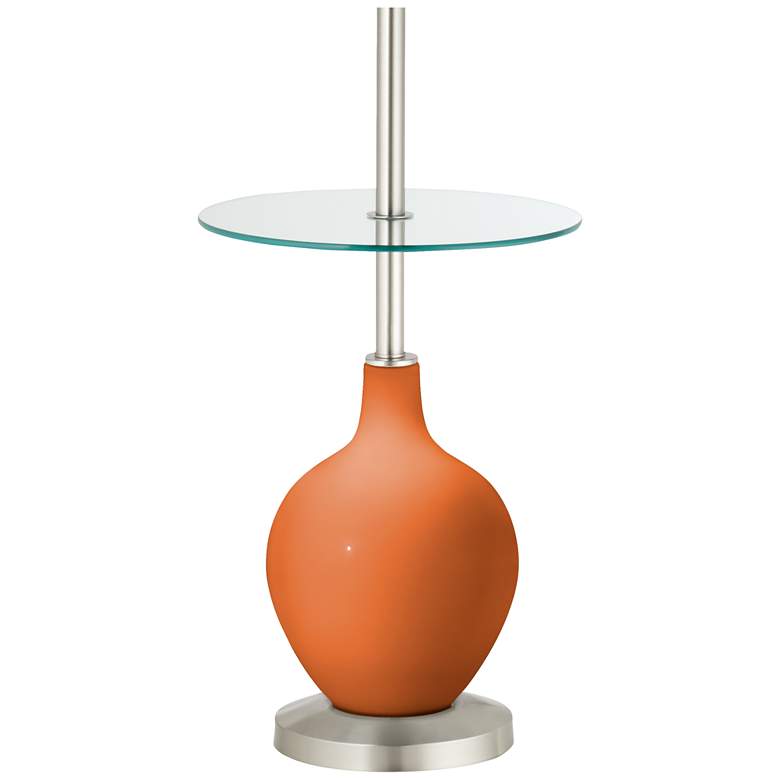 Image 3 Celosia Orange Ovo Tray Table Floor Lamp more views