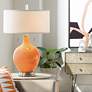 Celosia Orange Toby Table Lamp