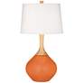 Celosia Orange Wexler Table Lamp with Dimmer