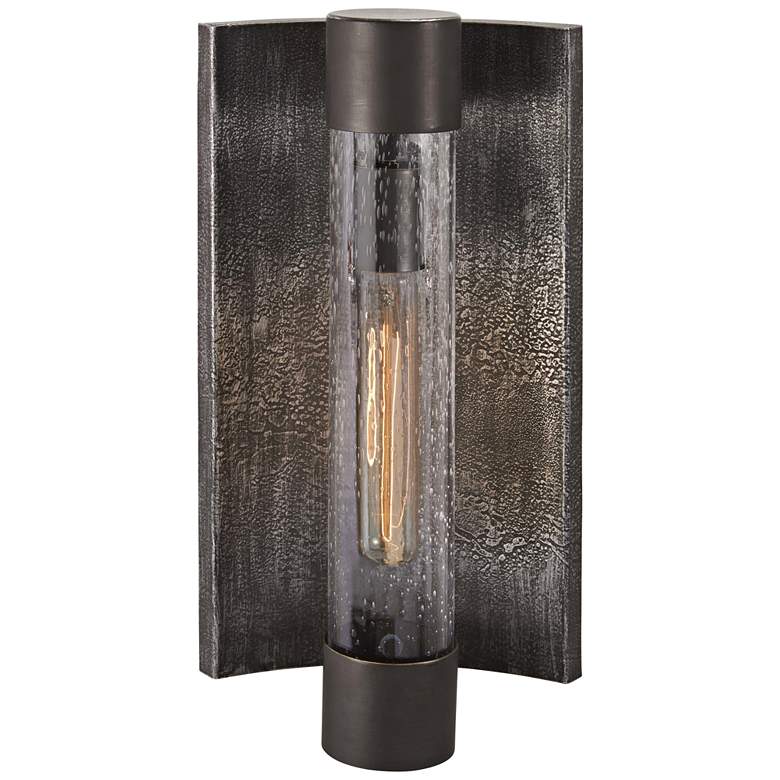 Image 1 Celtic Shadow 20 1/2 inchH Textured Bronze Outdoor Wall Light