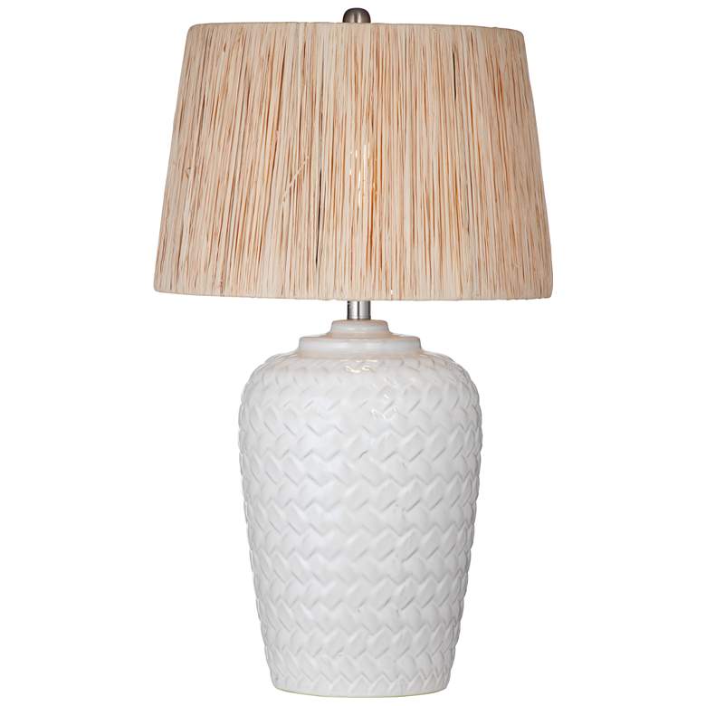 Image 1 Cendra 28" High Cream Table Lamp