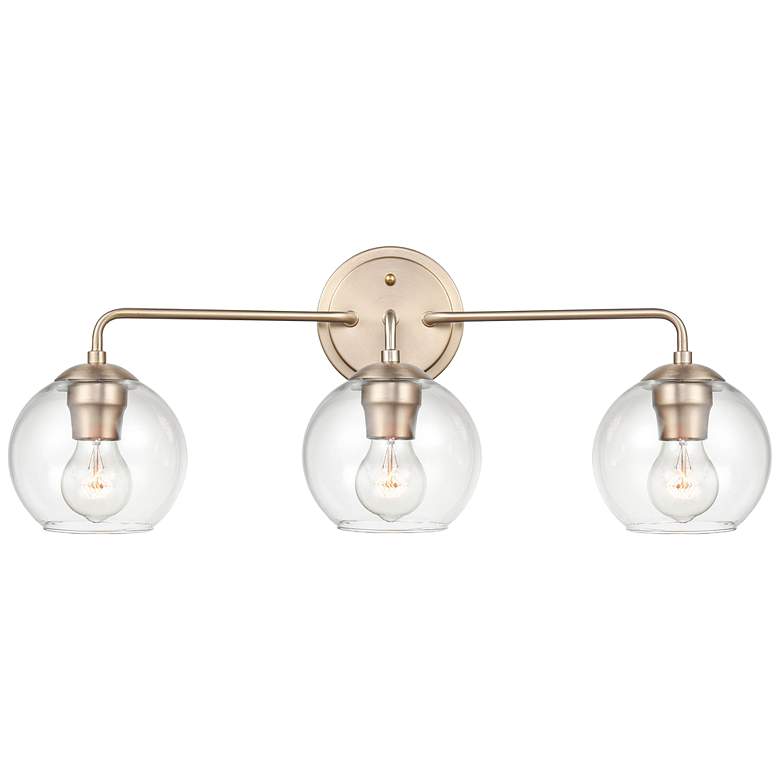 Image 1 Centauri 25 1/2" Wide Modern Gold 3-Light Bath Light