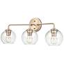 3_Centauri 25 1/2" Wide Modern Gold 3-Light Bath Light more views