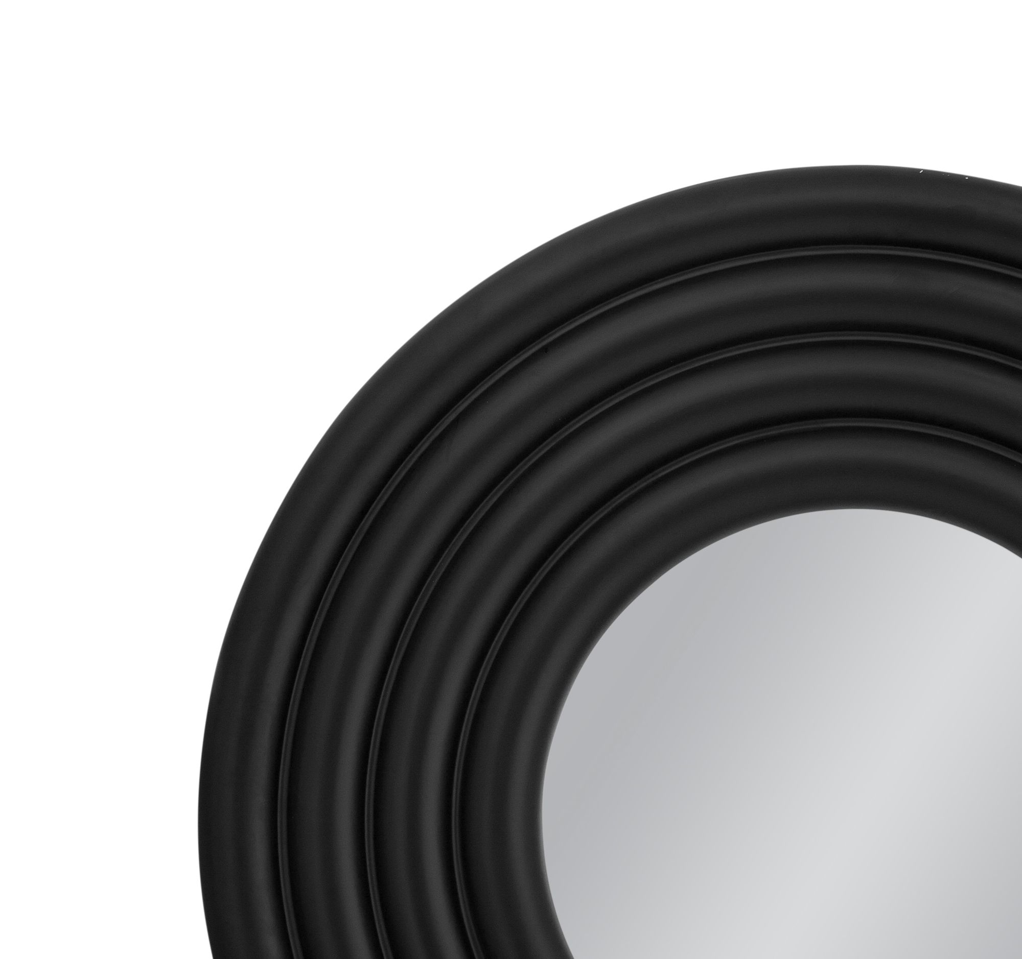 Image 7 Centauri 48"W x 48"H Matte Black Wall Mirror more views