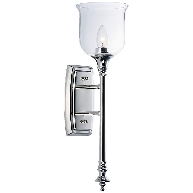 Image 1 Centennial 1-Light 6.25" Wide Polished Nickel Wall Sconce