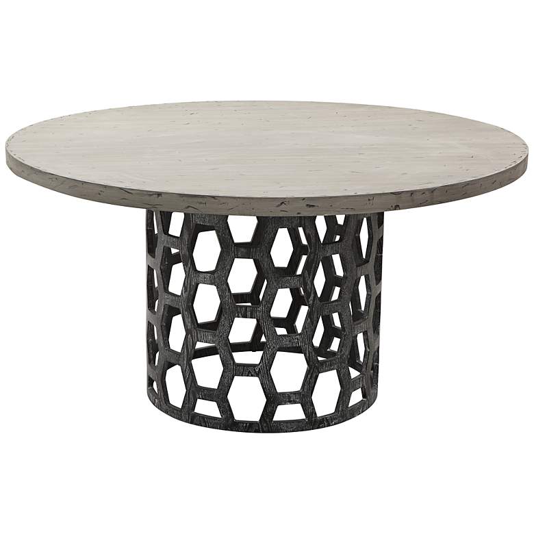 Image 1 Centennial Gray Honeycomb Dining Table