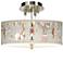 Center Ring Circus Giclee 14" Wide Ceiling Light